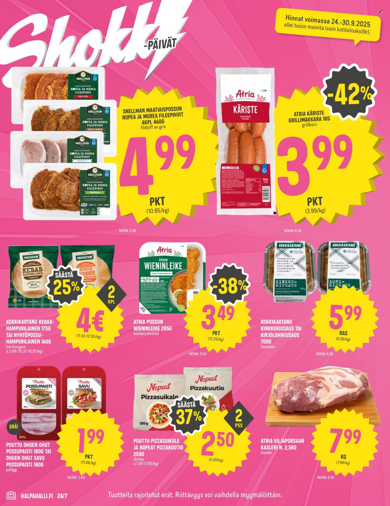 HalpaHalli tarjoukset - 24.09.2025 - 30.09.2025. Sivu 2