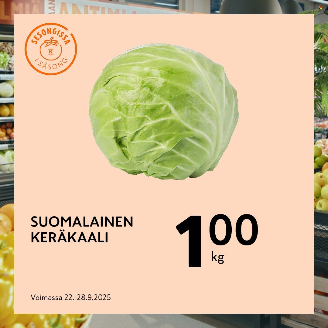 K-market tarjoukset - 22.09.2025 - 28.09.2025. Sivu 5