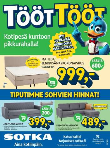 Sotka tarjoukset .