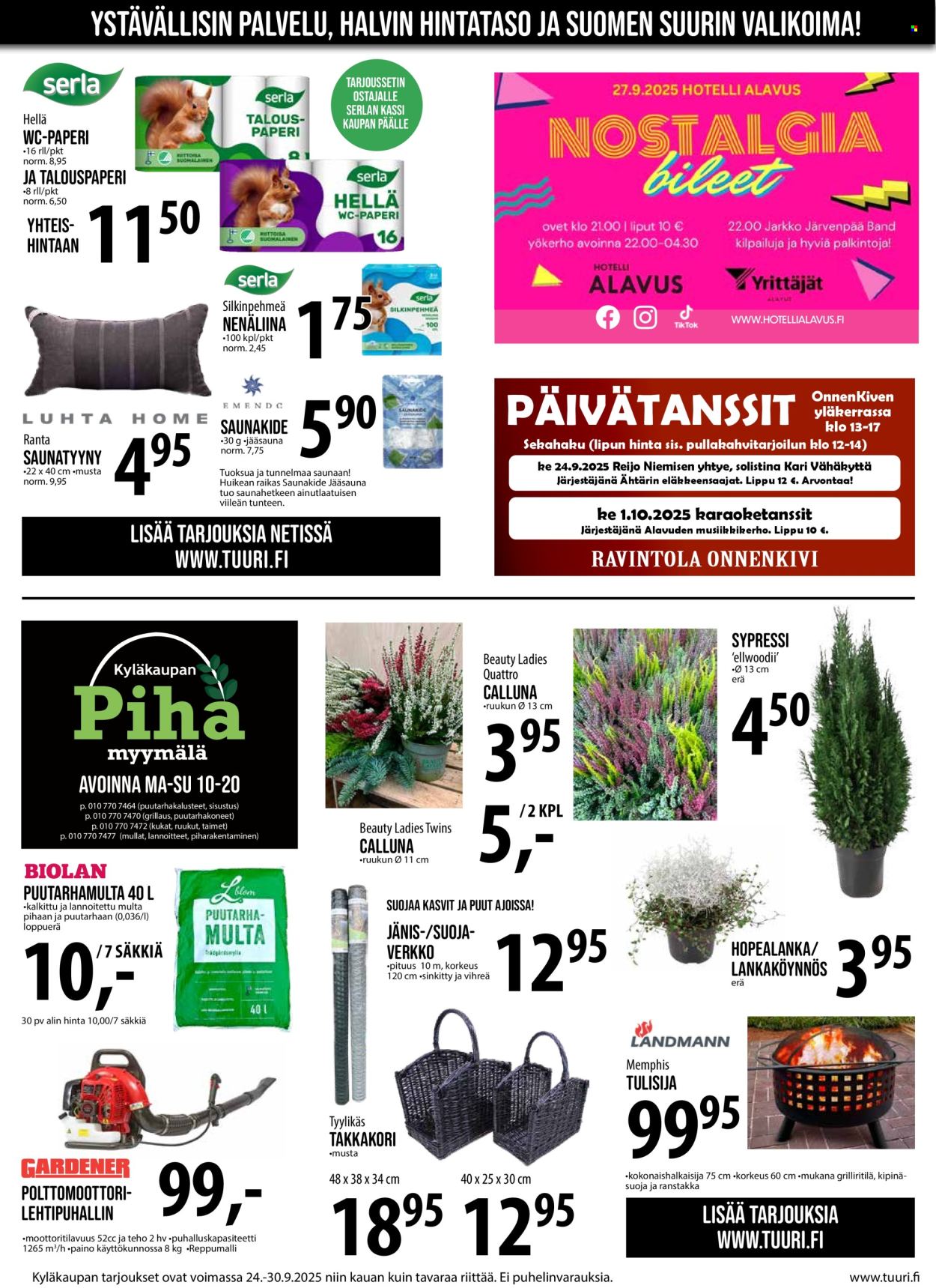 Tuuri tarjoukset - 24.09.2025 - 30.09.2025. Sivu 5