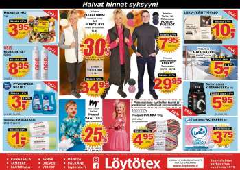 Löytötex tarjoukset  - 24.09.2025 - 30.09.2025.