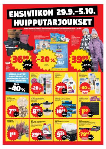 Tokmanni tarjoukset  - 29.09.2025 - 05.10.2025.