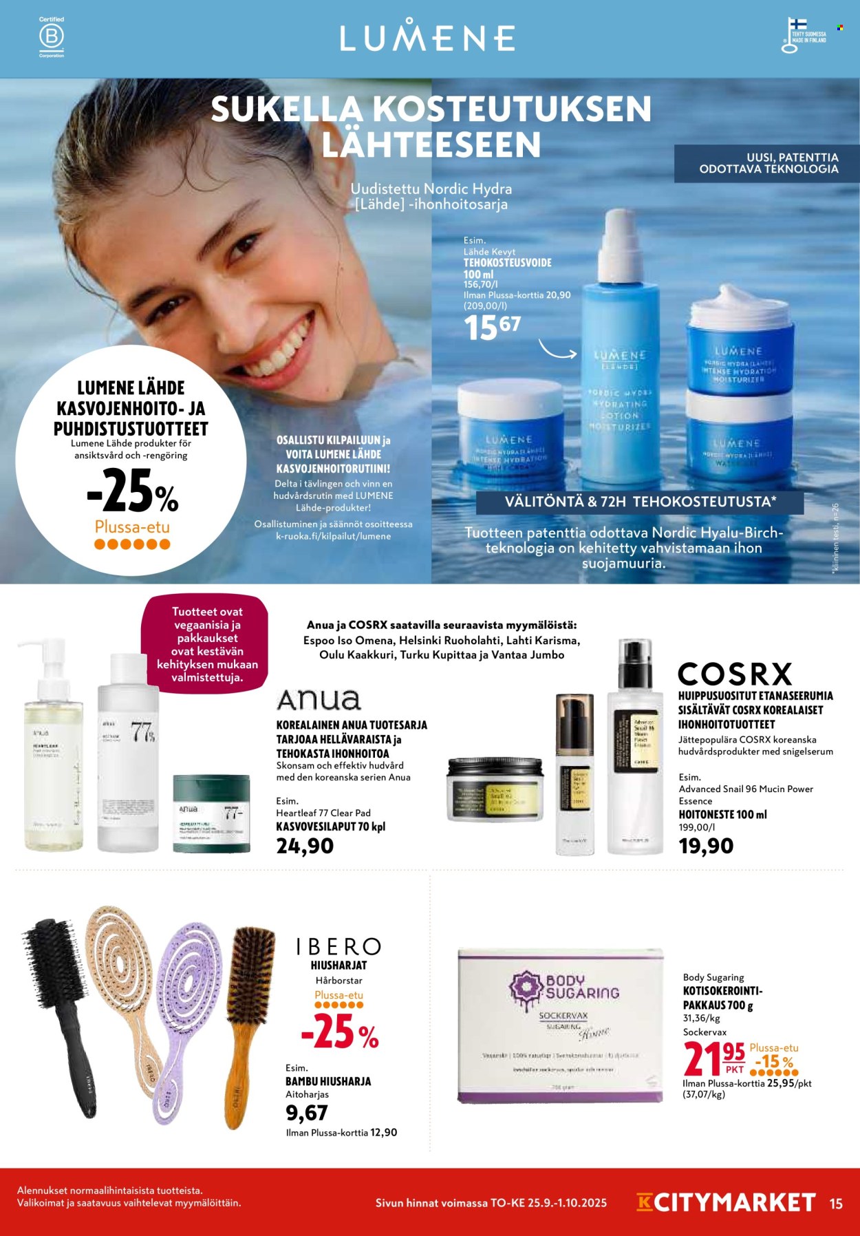 K-citymarket tarjoukset - 25.09.2025 - 01.10.2025. Sivu 15