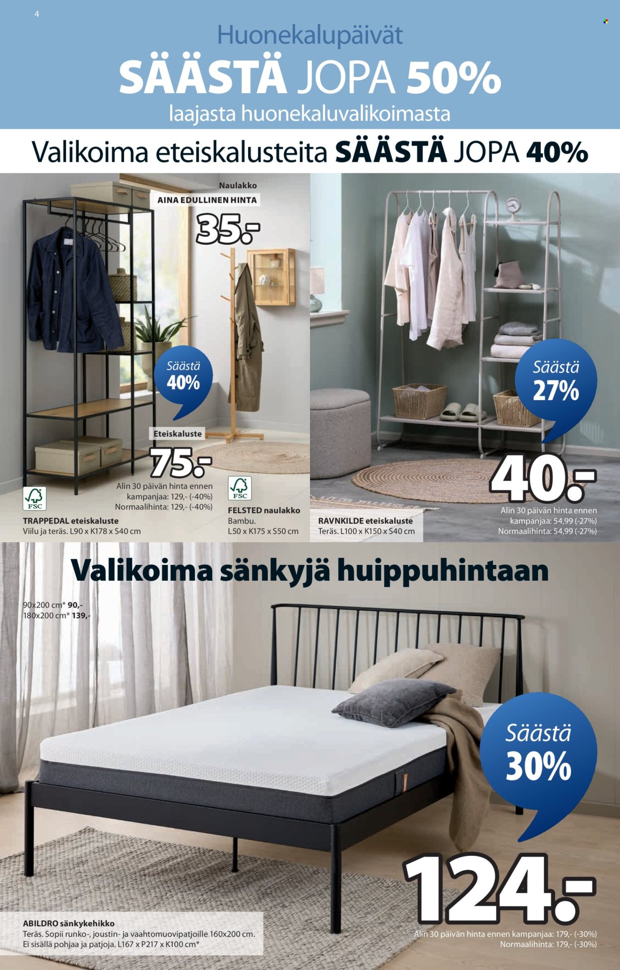 JYSK tarjoukset - 25.09.2025 - 08.10.2025. Sivu 4