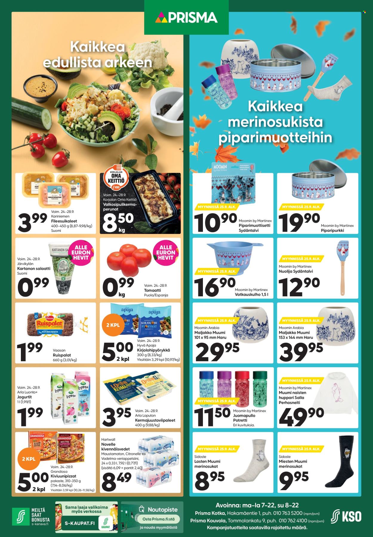 Prisma tarjoukset - 24.09.2025 - 28.09.2025. Sivu 1