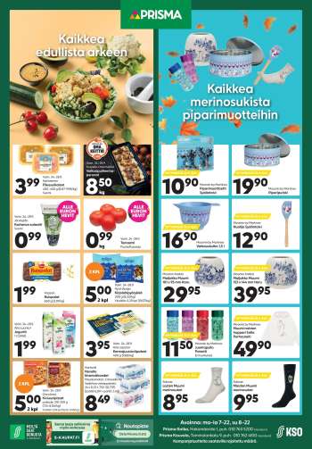 Prisma tarjoukset  - 24.09.2025 - 28.09.2025.