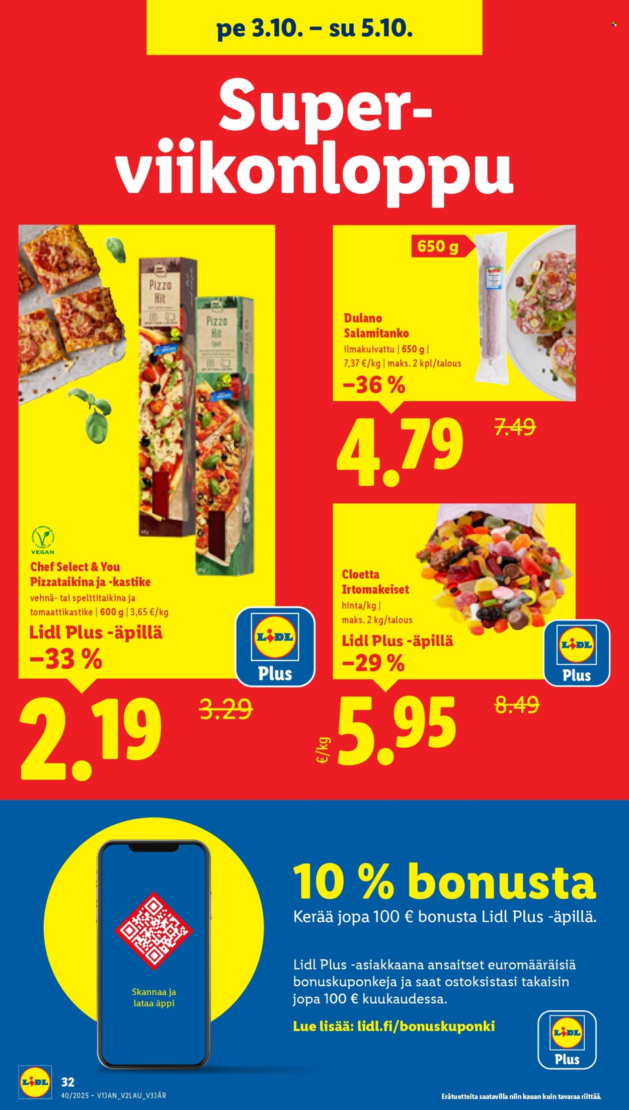 Lidl tarjoukset - 02.10.2025 - 08.10.2025. Sivu 40