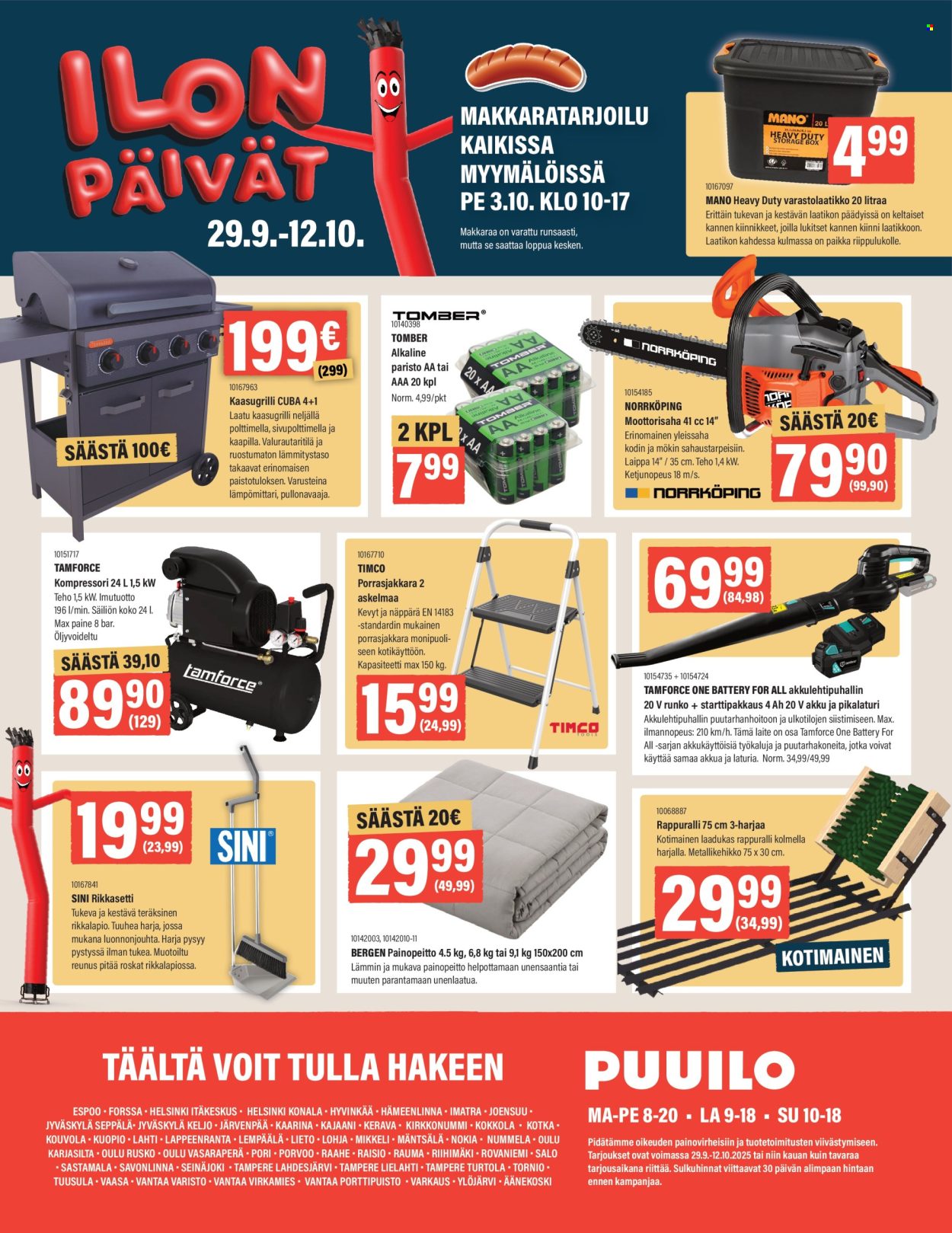 Puuilo tarjoukset - 29.09.2025 - 12.10.2025. Sivu 20