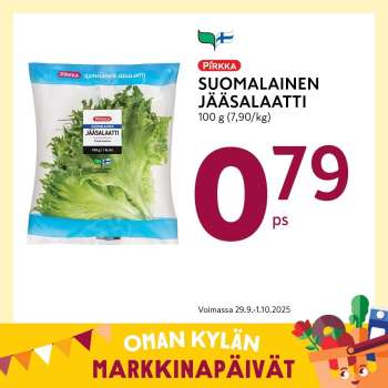 K-market tarjoukset  - 29.09.2025 - 01.10.2025.