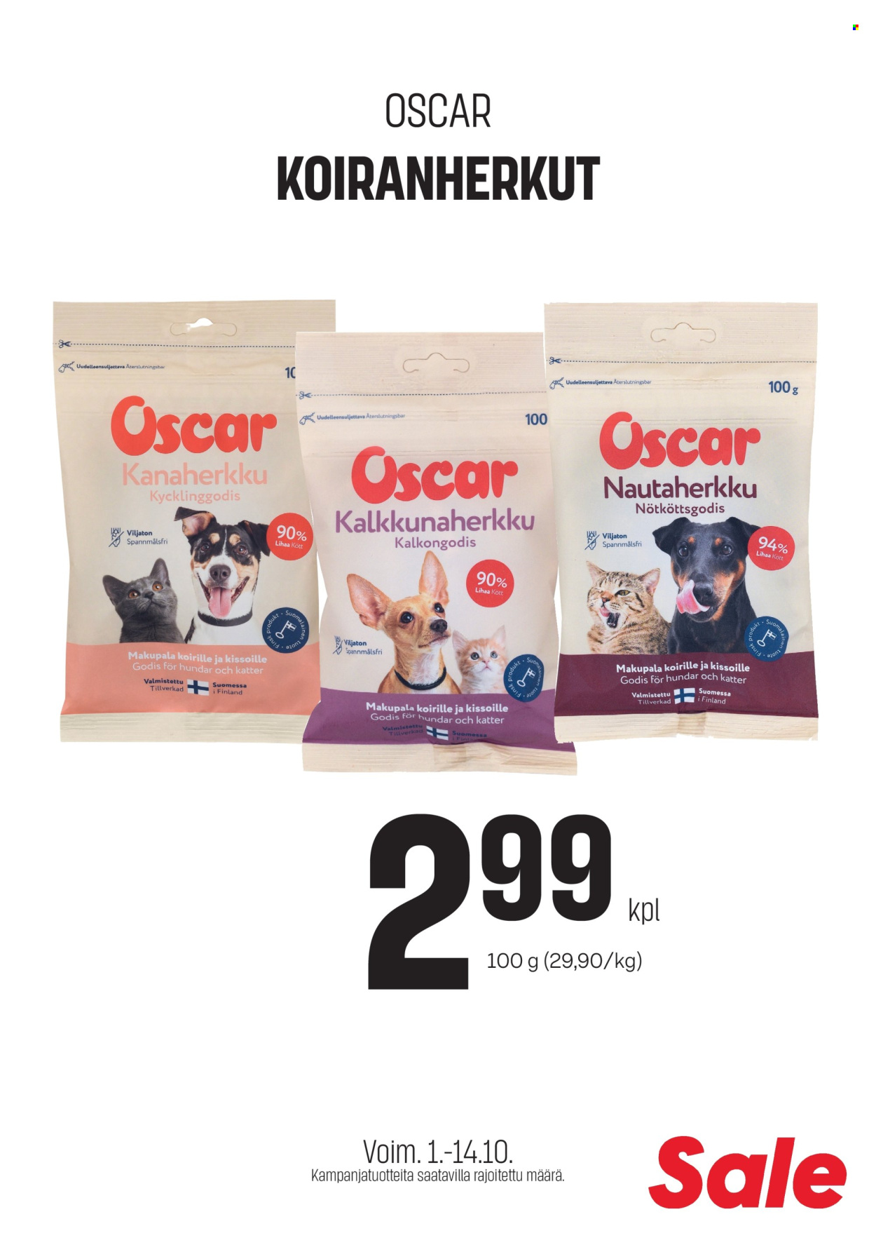 Sale tarjoukset - 01.10.2025 - 14.10.2025. Sivu 1