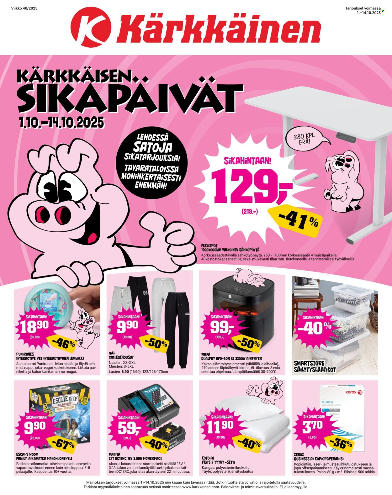 Kärkkäinen tarjoukset - 01.10.2025 - 14.10.2025. Sivu 1