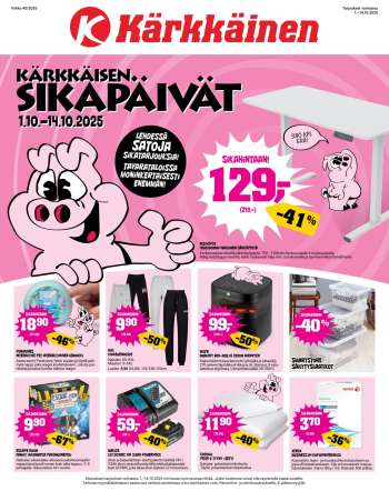 Kärkkäinen tarjoukset  - 01.10.2025 - 14.10.2025.