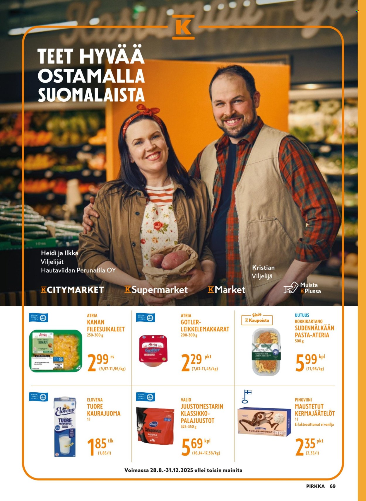 K-market tarjoukset - 01.10.2025 - 04.11.2025. Sivu 69
