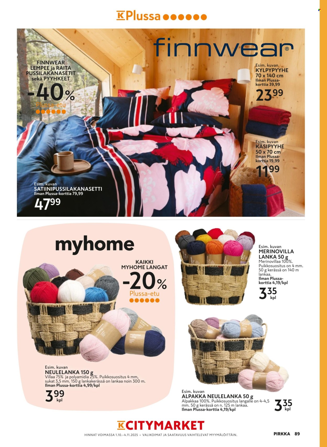 K-market tarjoukset - 01.10.2025 - 04.11.2025. Sivu 89