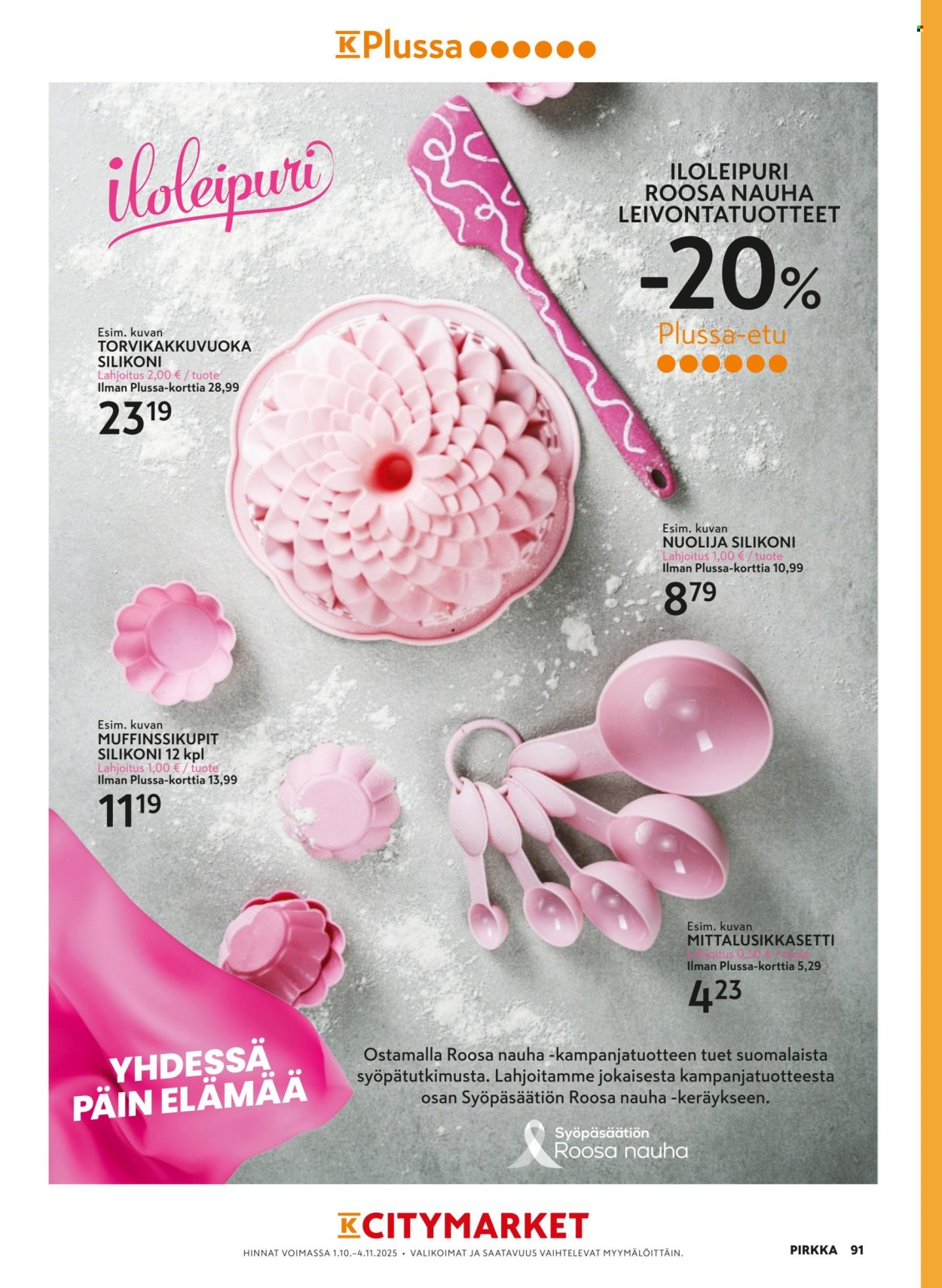 K-market tarjoukset - 01.10.2025 - 04.11.2025. Sivu 91