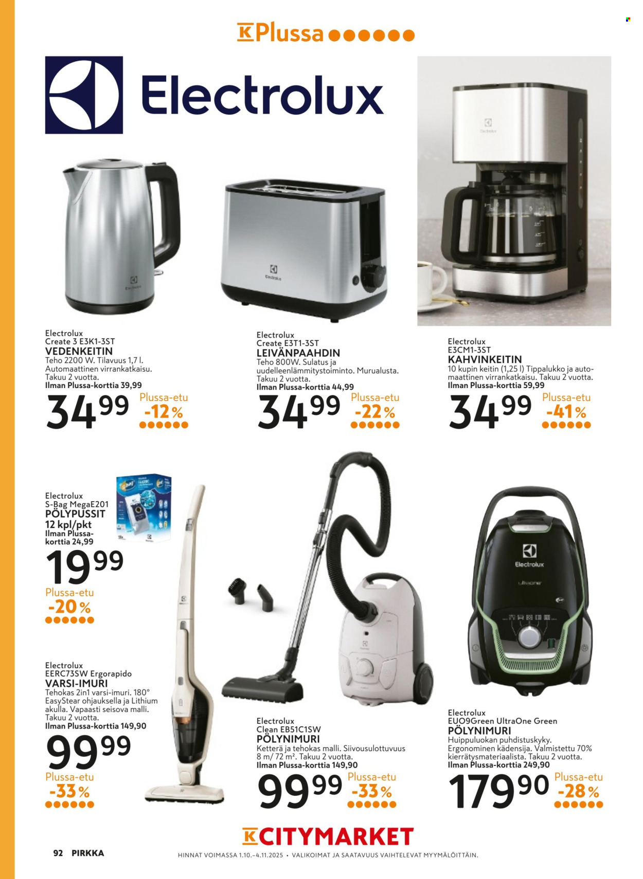 K-market tarjoukset - 01.10.2025 - 04.11.2025. Sivu 92