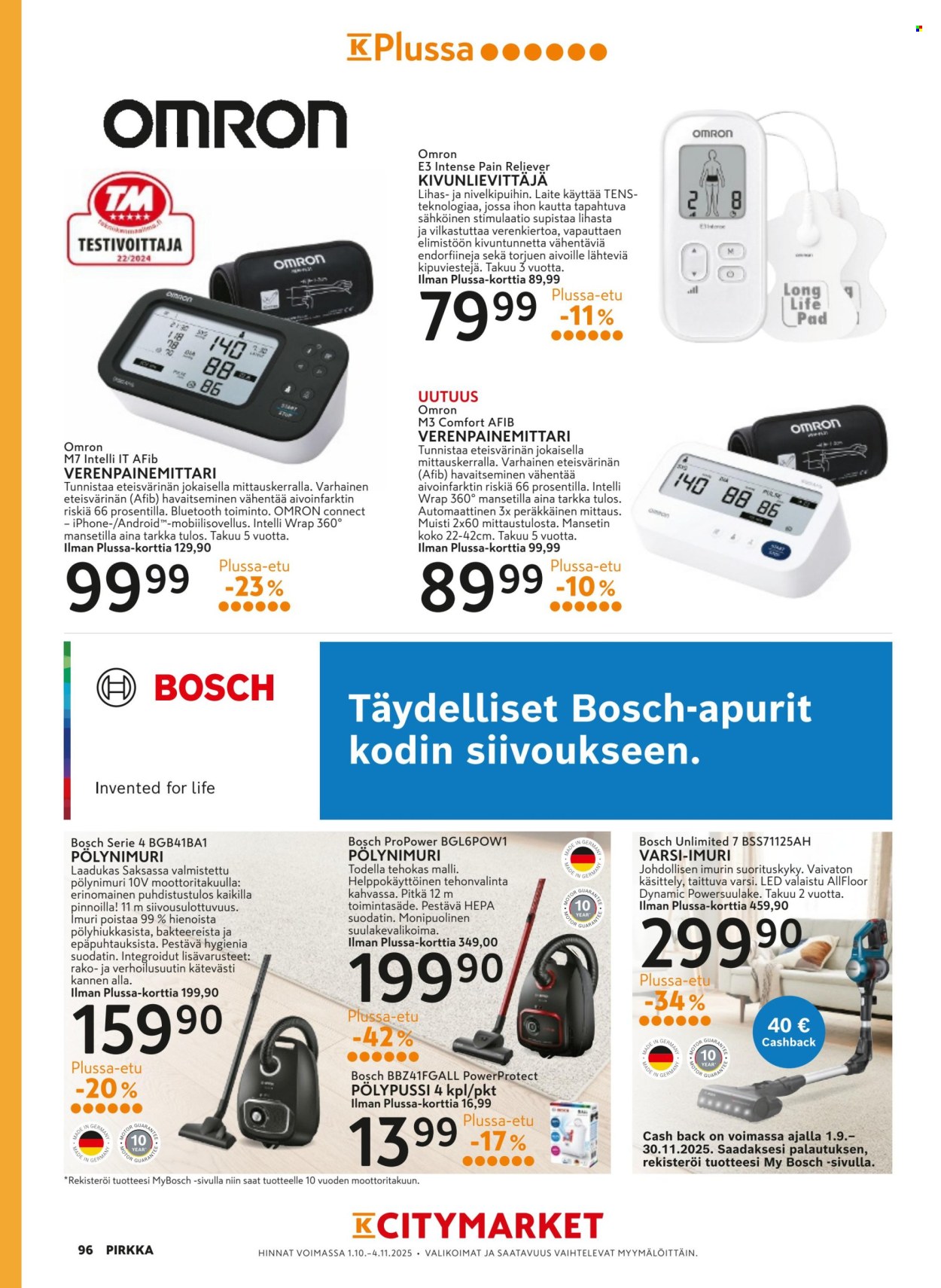 K-market tarjoukset - 01.10.2025 - 04.11.2025. Sivu 96