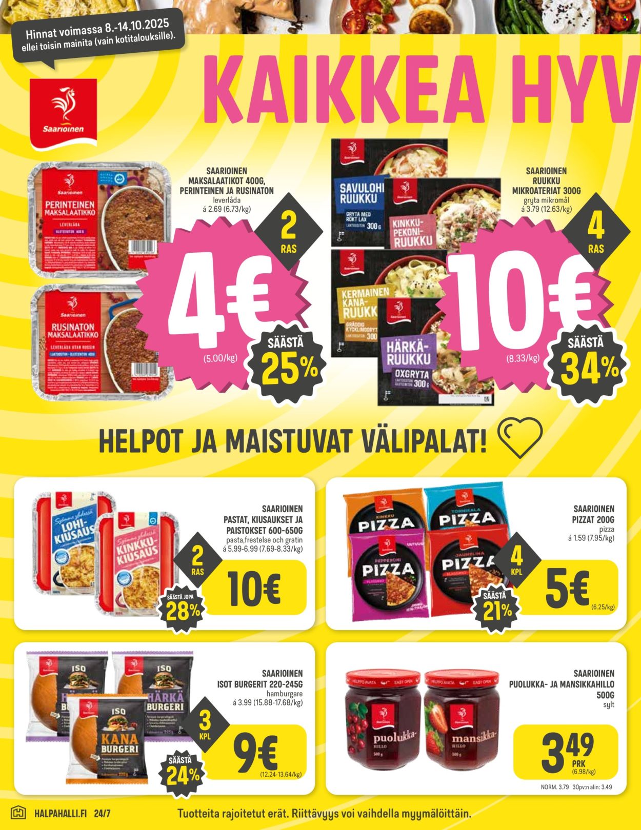 HalpaHalli tarjoukset - 08.10.2025 - 14.10.2025. Sivu 2