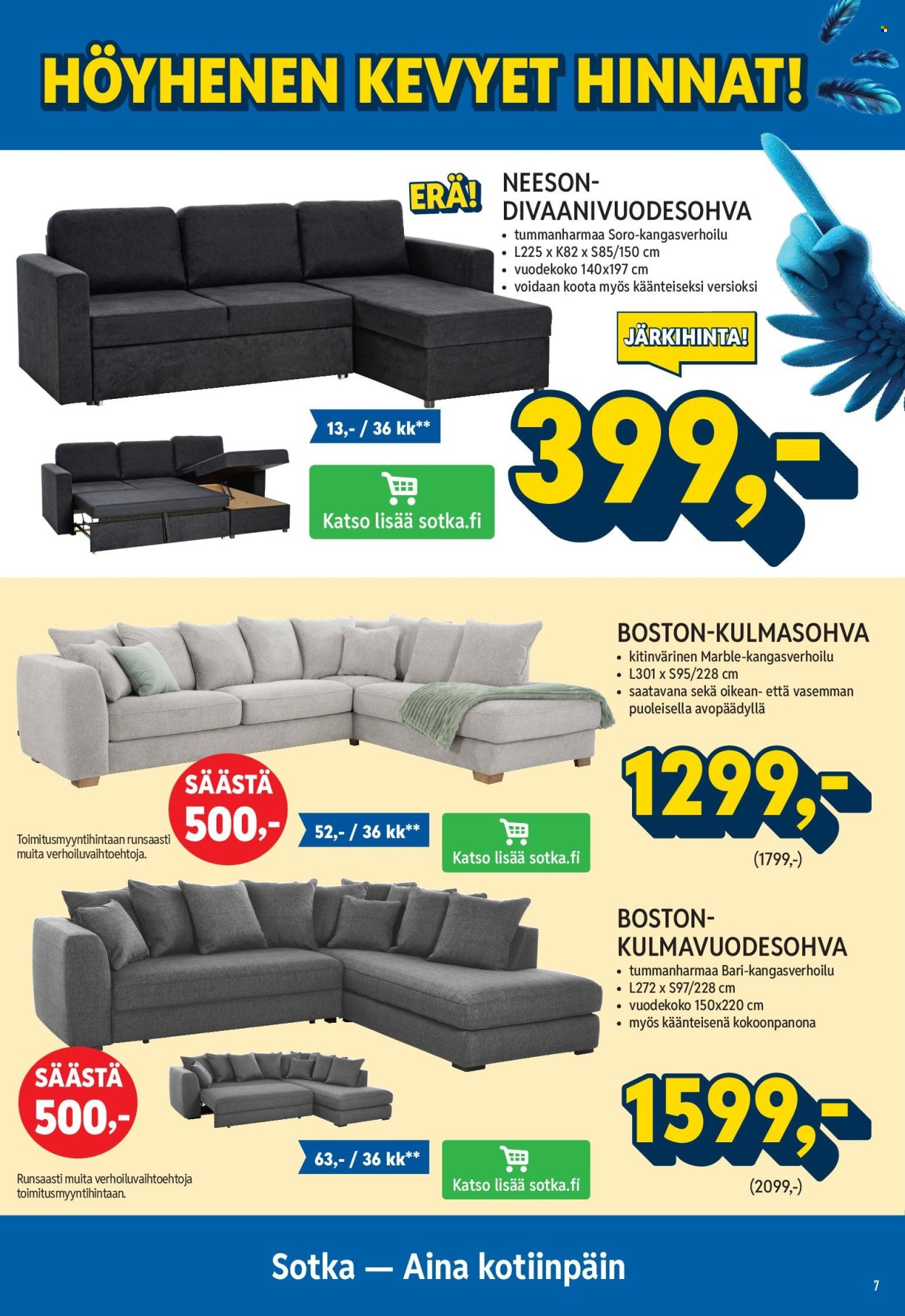 Sotka tarjoukset. Sivu 7