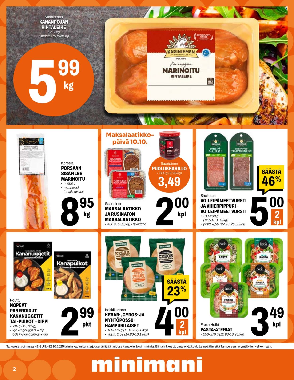 Minimani tarjoukset - 08.10.2025 - 12.10.2025. Sivu 2