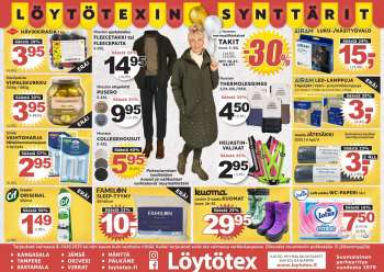 Löytötex tarjoukset  - 08.10.2025 - 14.10.2025.