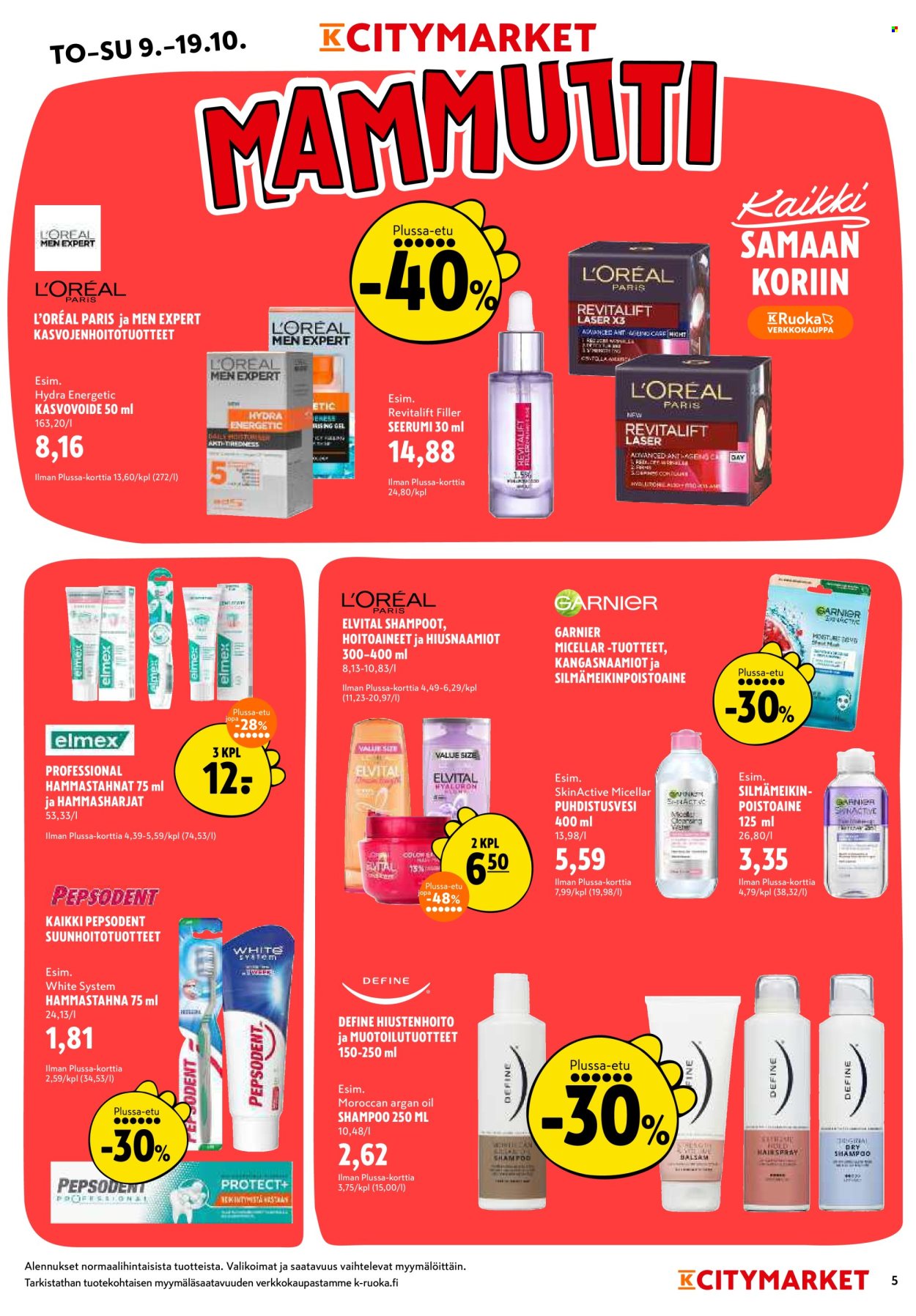 K-citymarket tarjoukset - 09.10.2025 - 19.10.2025. Sivu 5