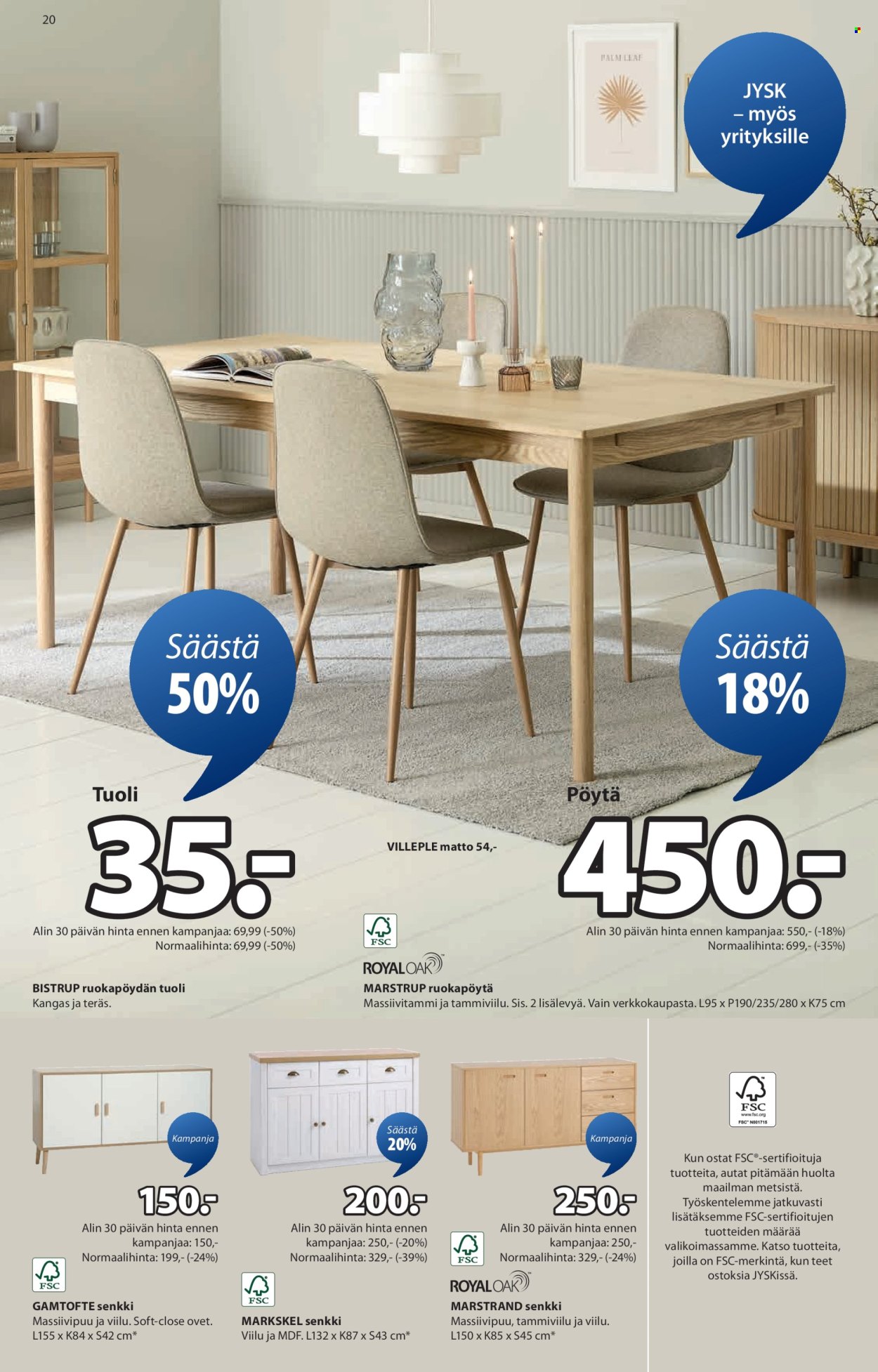 JYSK tarjoukset - 09.10.2025 - 22.10.2025. Sivu 20