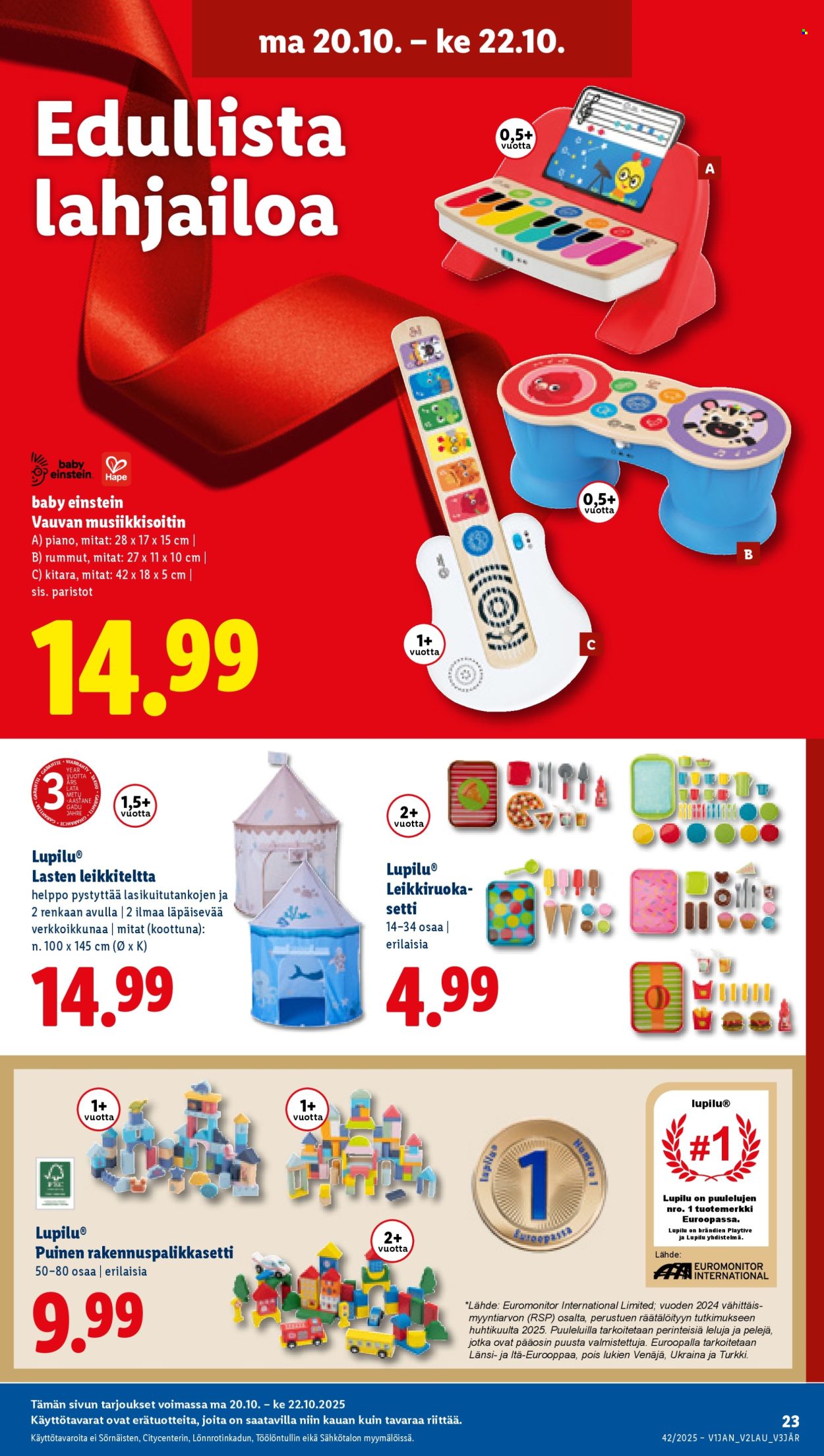 Lidl tarjoukset - 16.10.2025 - 22.10.2025. Sivu 31