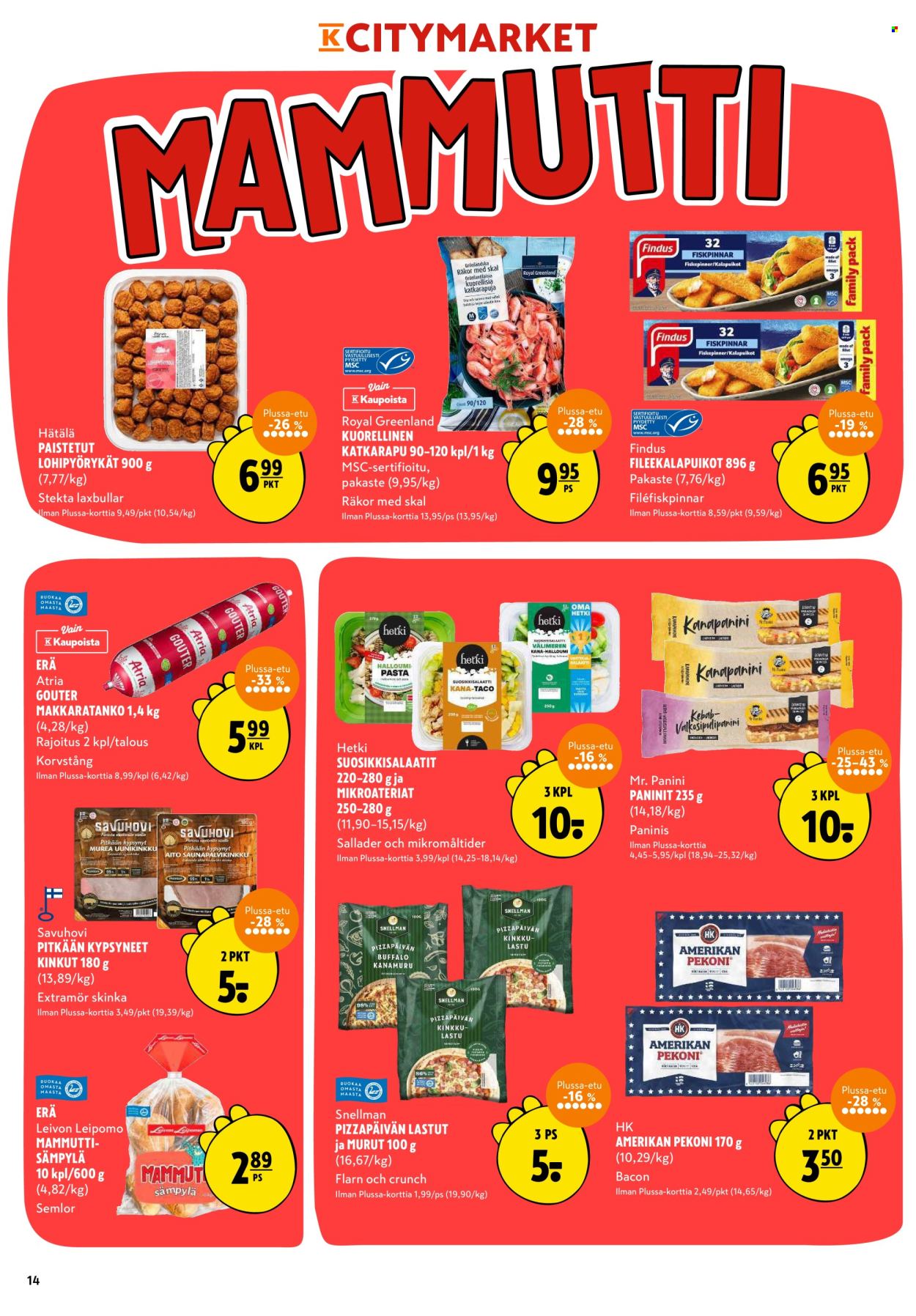 K-citymarket tarjoukset - 13.10.2025 - 19.10.2025. Sivu 14