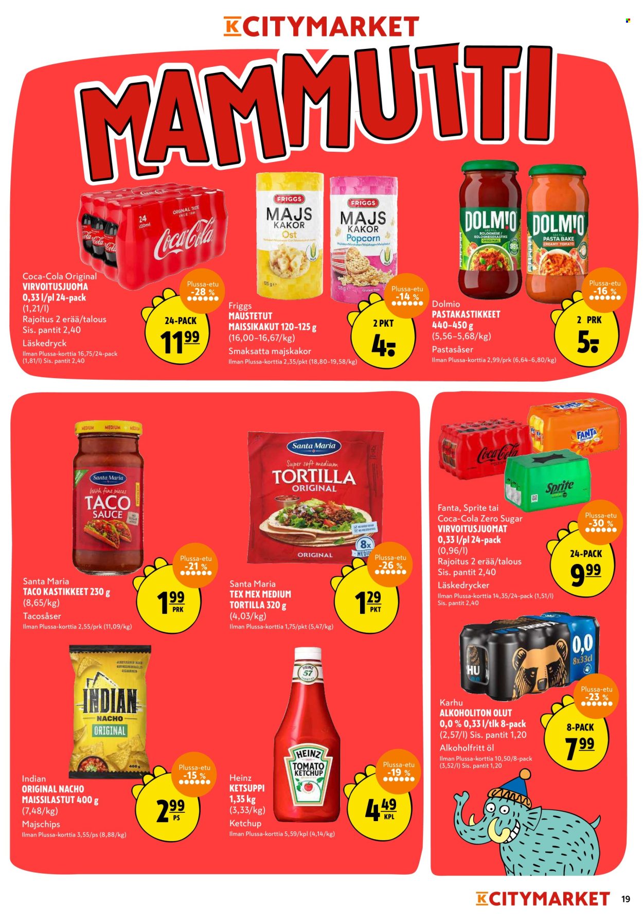 K-citymarket tarjoukset - 13.10.2025 - 19.10.2025. Sivu 19
