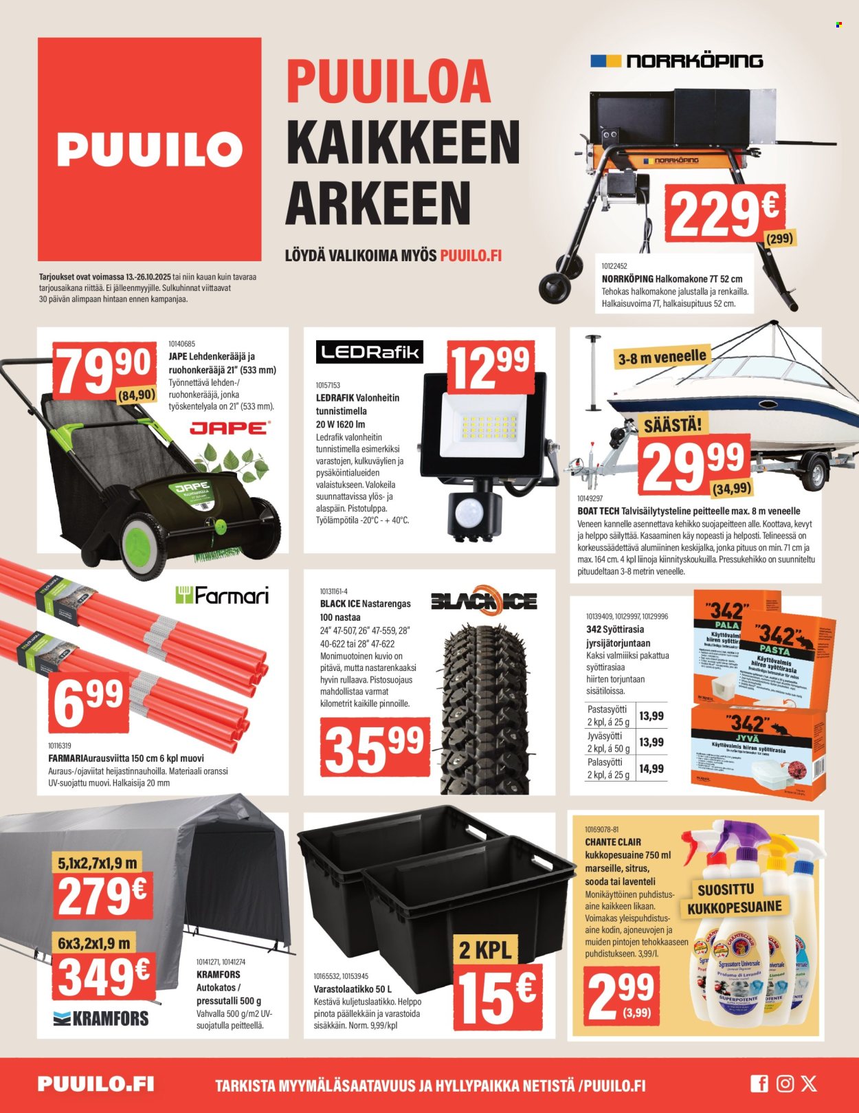 Puuilo tarjoukset - 13.10.2025 - 26.10.2025. Sivu 1