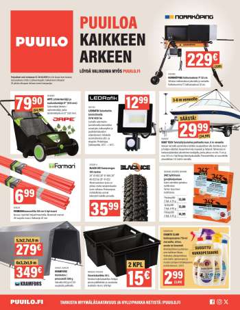 Puuilo tarjoukset  - 13.10.2025 - 26.10.2025.