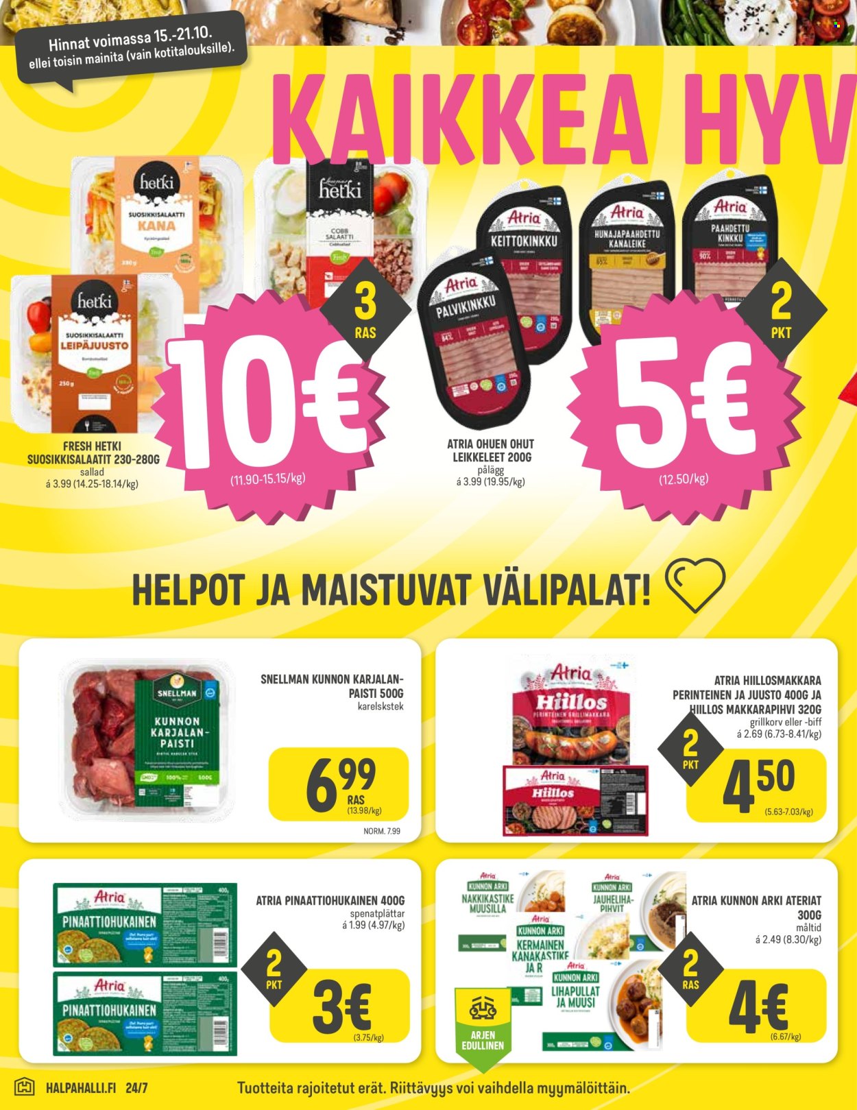 HalpaHalli tarjoukset - 15.10.2025 - 21.10.2025. Sivu 2