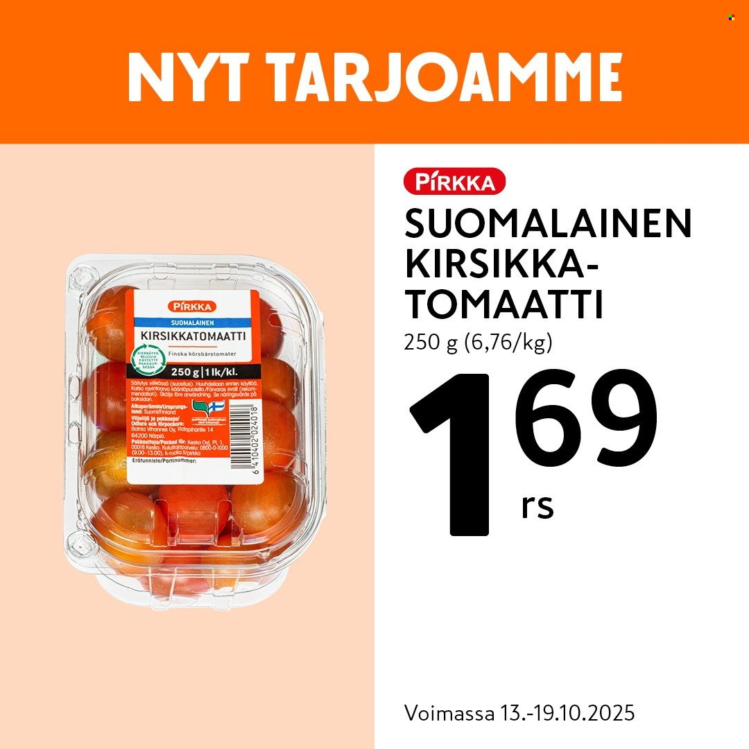 K-market tarjoukset - 13.10.2025 - 19.10.2025. Sivu 1