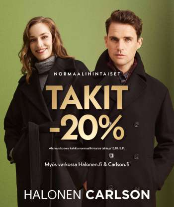 Carlson tarjoukset  - 15.10.2025 - 02.11.2025.