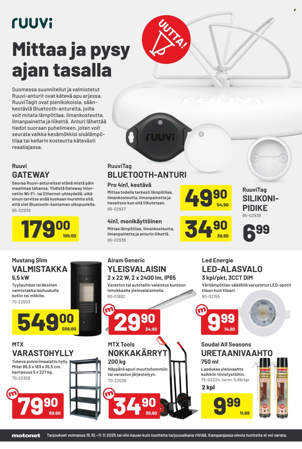 Motonet tarjoukset - 15.10.2025 - 11.11.2025. Sivu 10