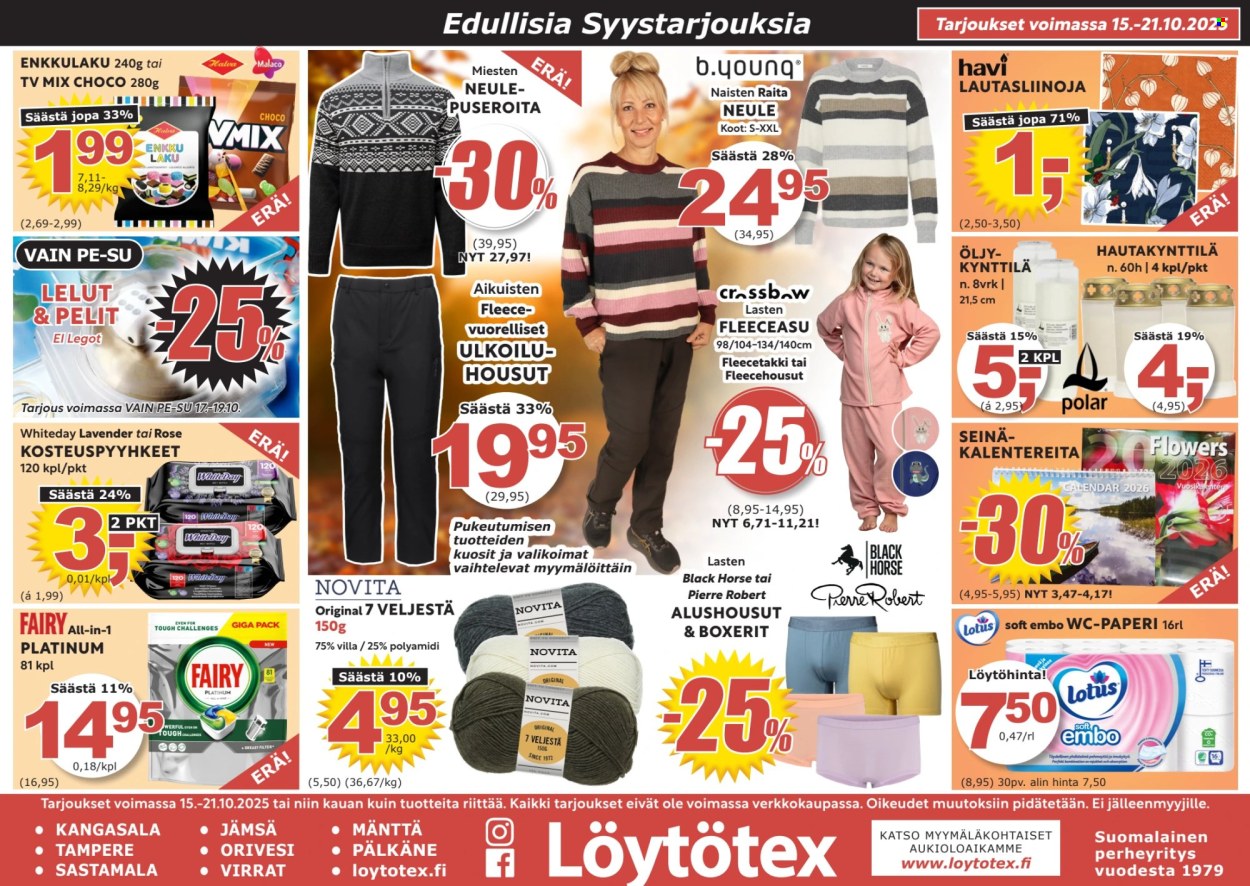 Löytötex tarjoukset - 15.10.2025 - 21.10.2025. Sivu 1