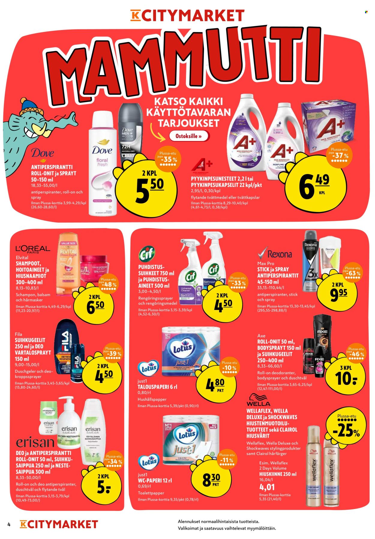 K-citymarket tarjoukset - 16.10.2025 - 19.10.2025. Sivu 4