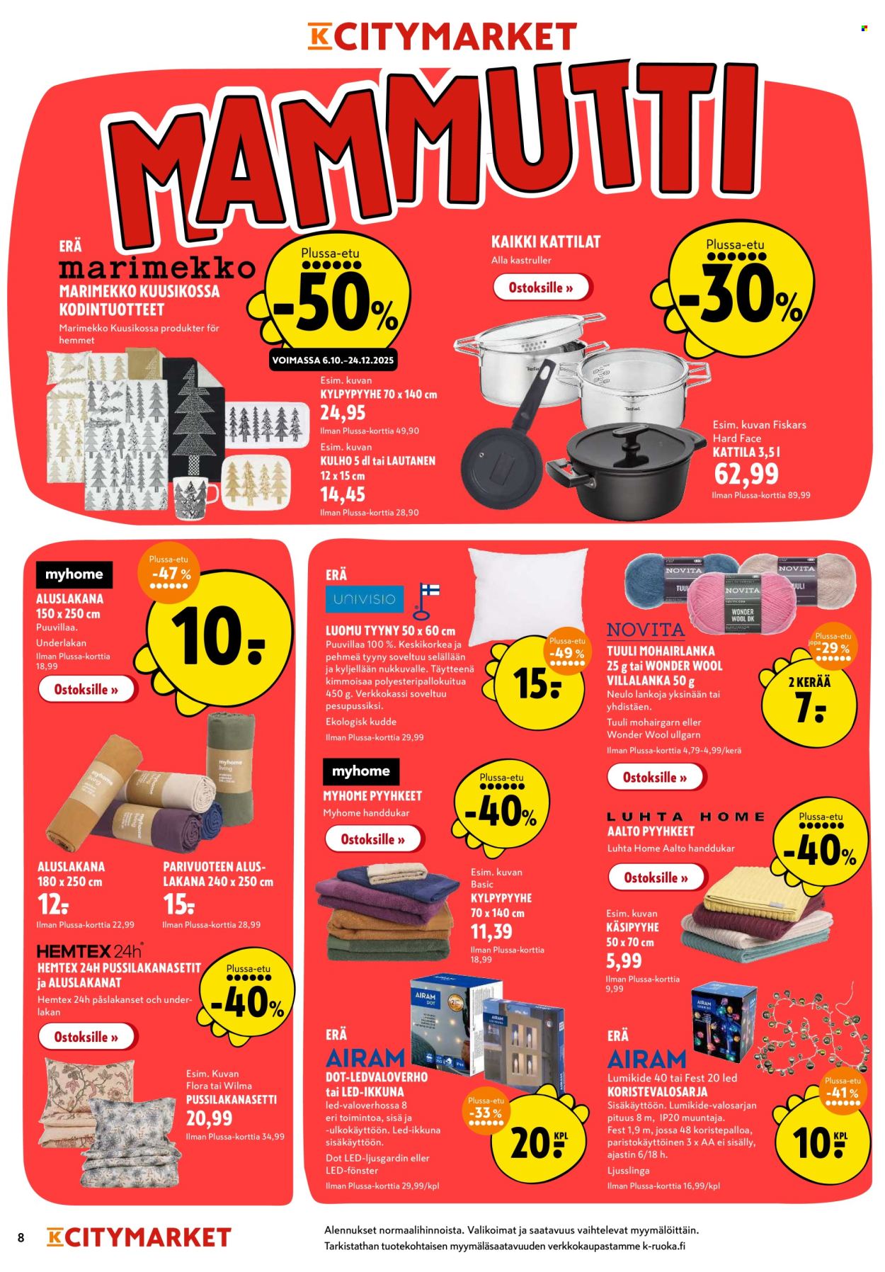 K-citymarket tarjoukset - 16.10.2025 - 19.10.2025. Sivu 8