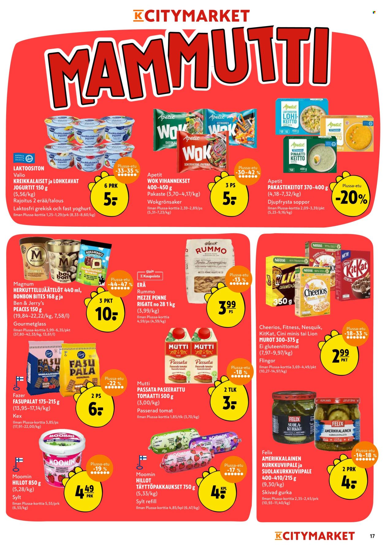 K-citymarket tarjoukset - 16.10.2025 - 19.10.2025. Sivu 17