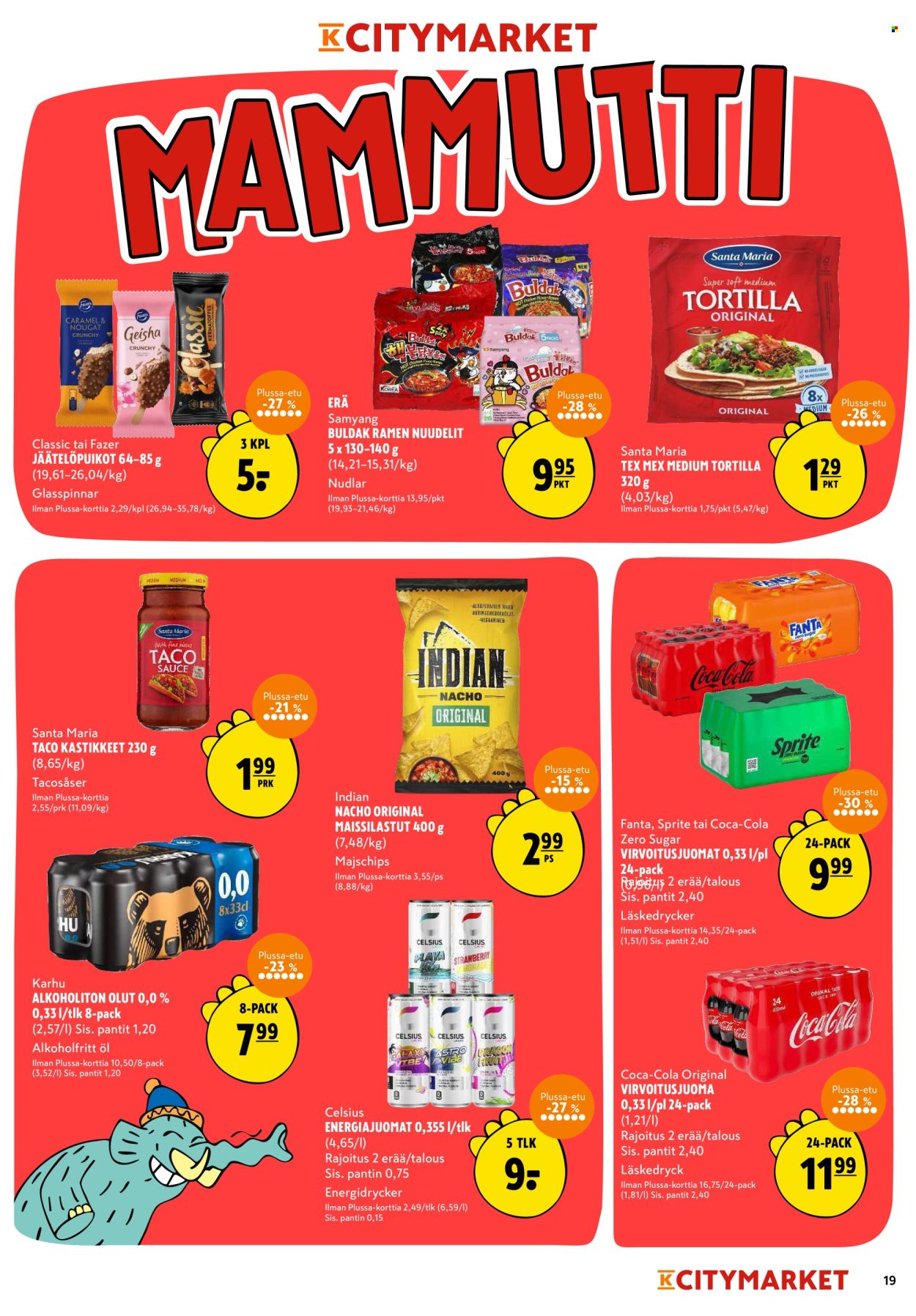 K-citymarket tarjoukset - 16.10.2025 - 19.10.2025. Sivu 19