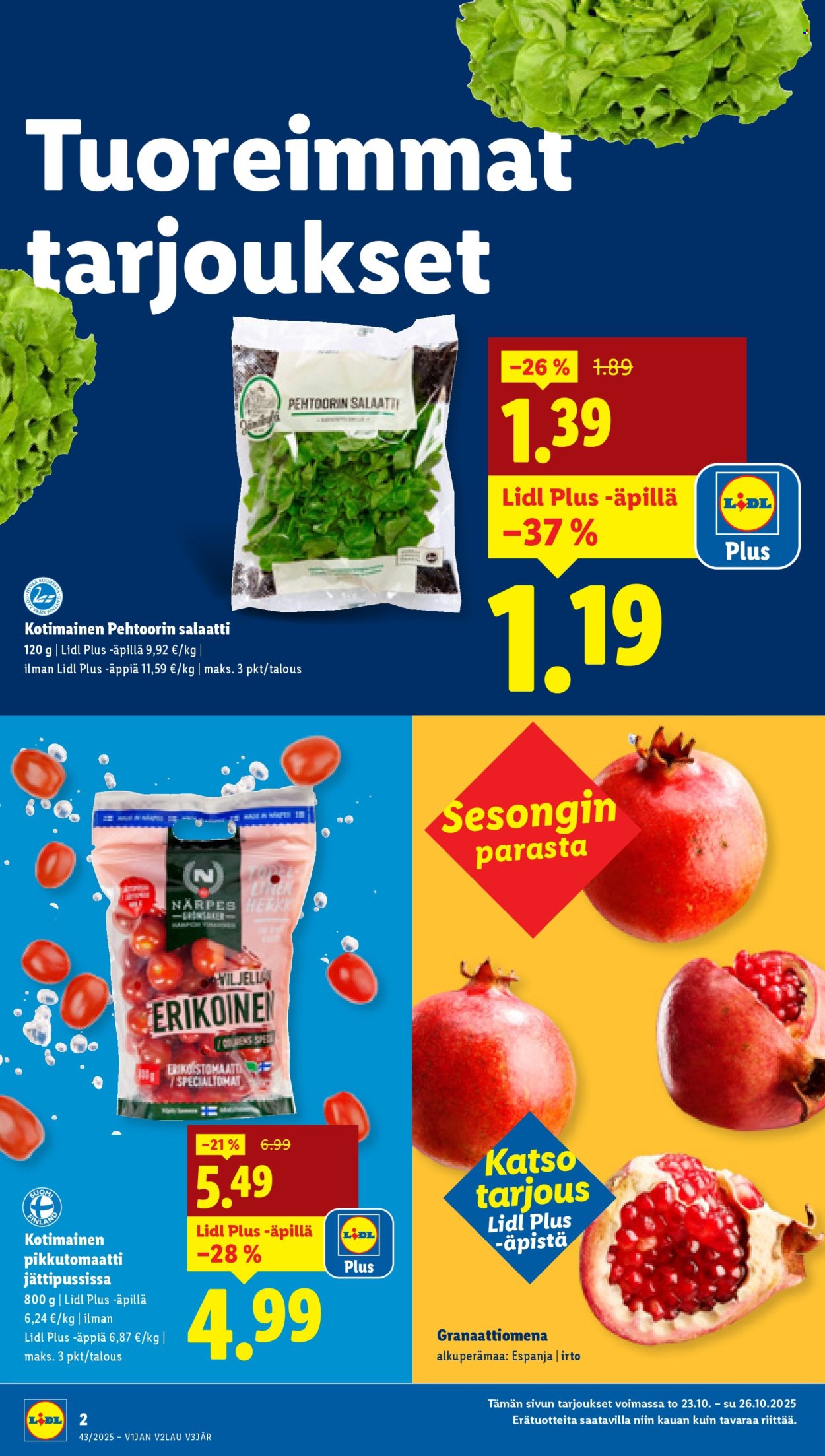 Lidl tarjoukset - 23.10.2025 - 29.10.2025. Sivu 4