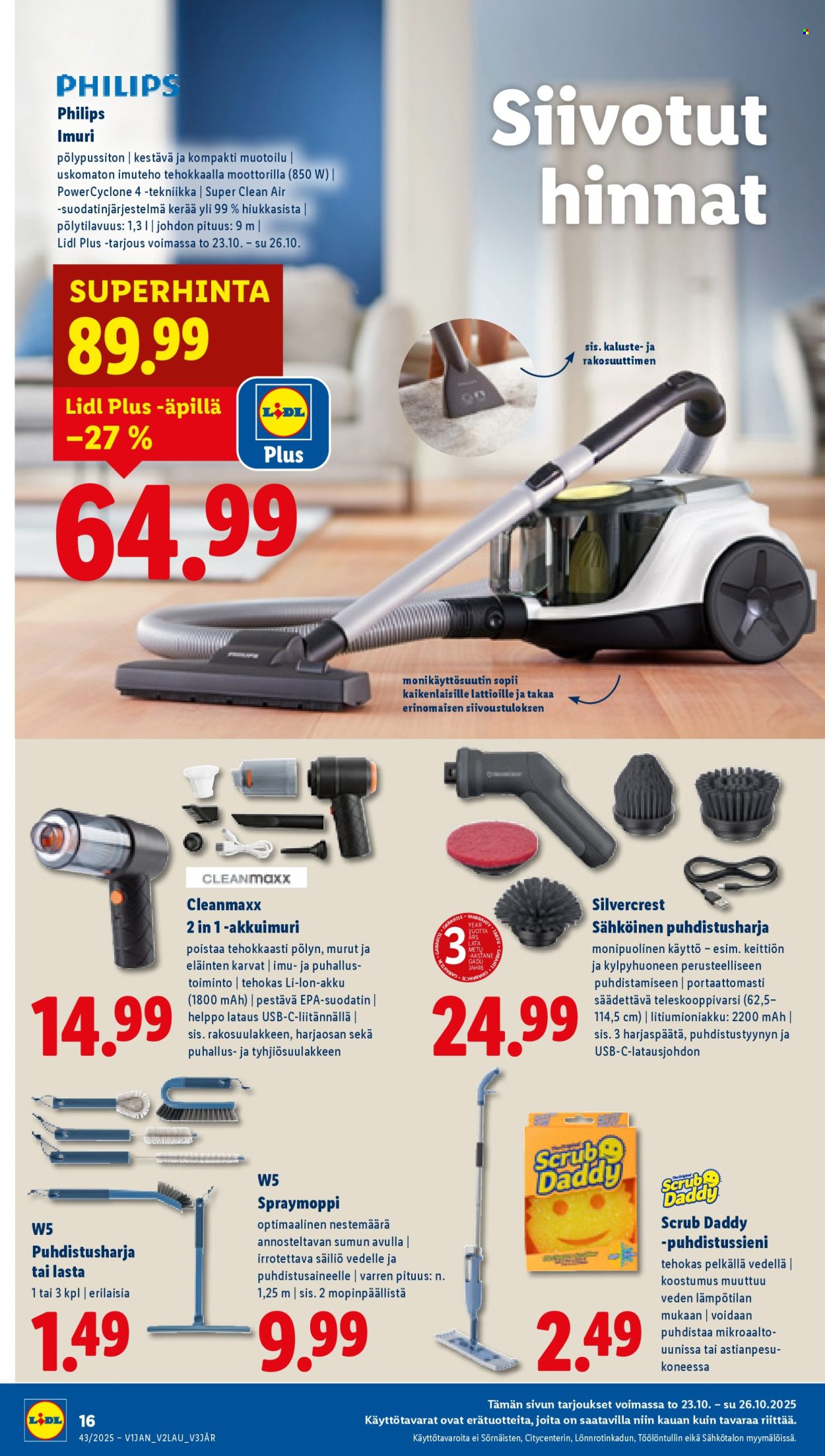 Lidl tarjoukset - 23.10.2025 - 29.10.2025. Sivu 20
