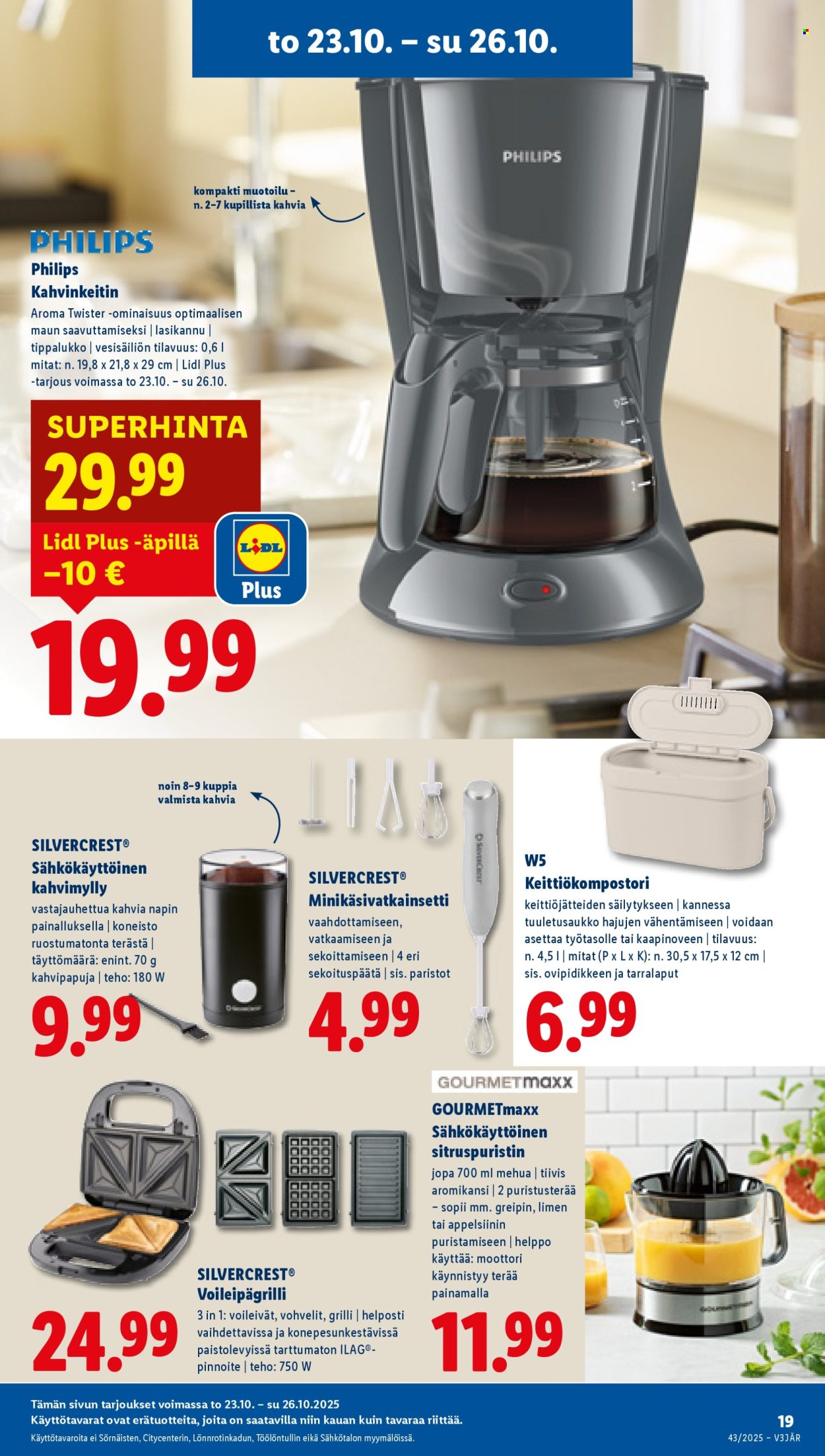 Lidl tarjoukset - 23.10.2025 - 29.10.2025. Sivu 23