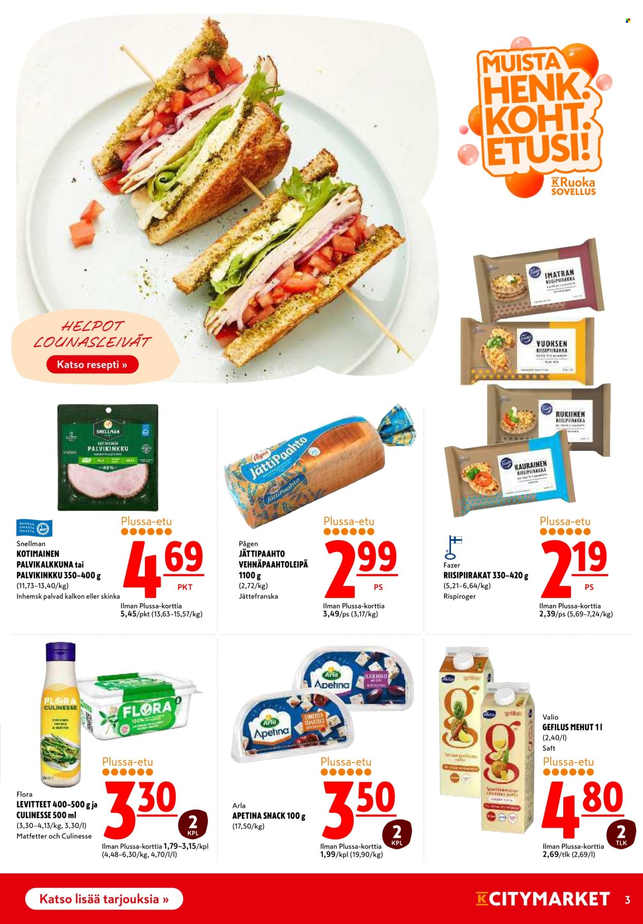 K-citymarket tarjoukset - 20.10.2025 - 22.10.2025. Sivu 3