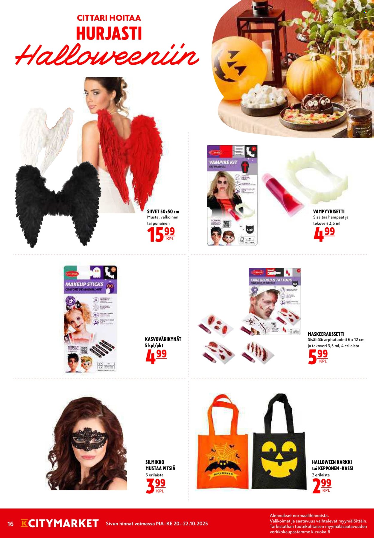 K-citymarket tarjoukset - 20.10.2025 - 22.10.2025. Sivu 16