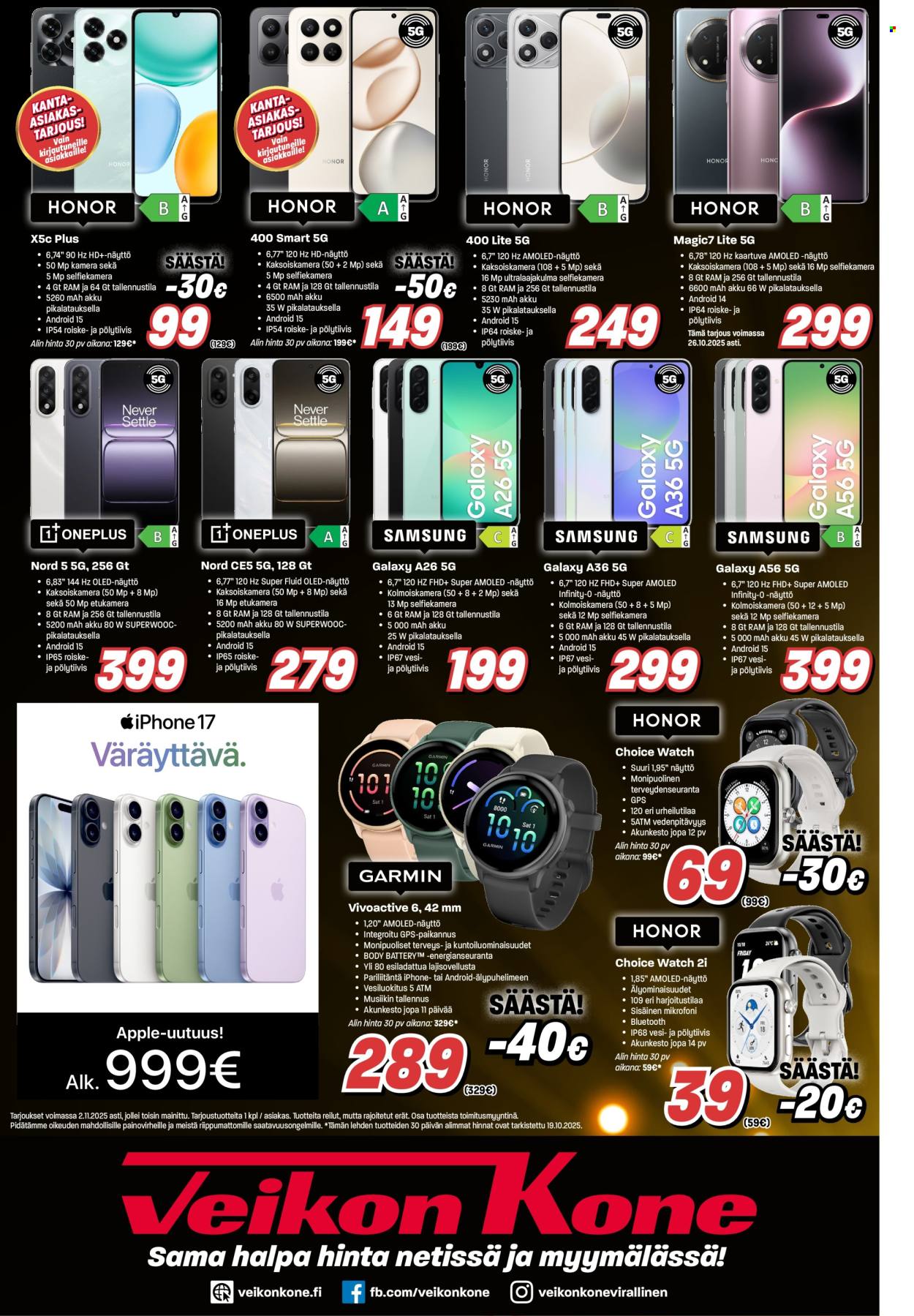 Veikon Kone tarjoukset - 20.10.2025 - 02.11.2025. Sivu 8