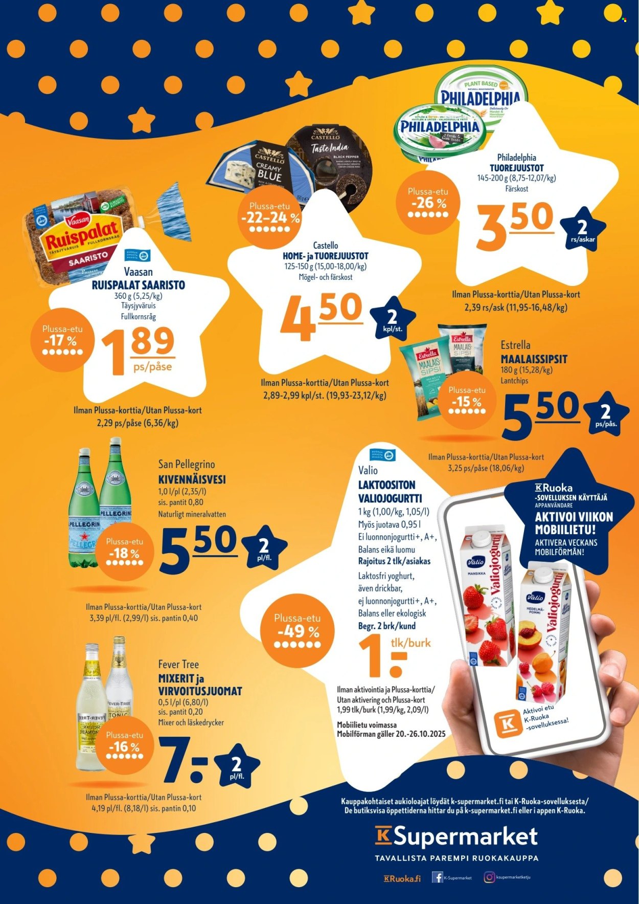 K-Supermarket tarjoukset - 20.10.2025 - 22.10.2025. Sivu 4