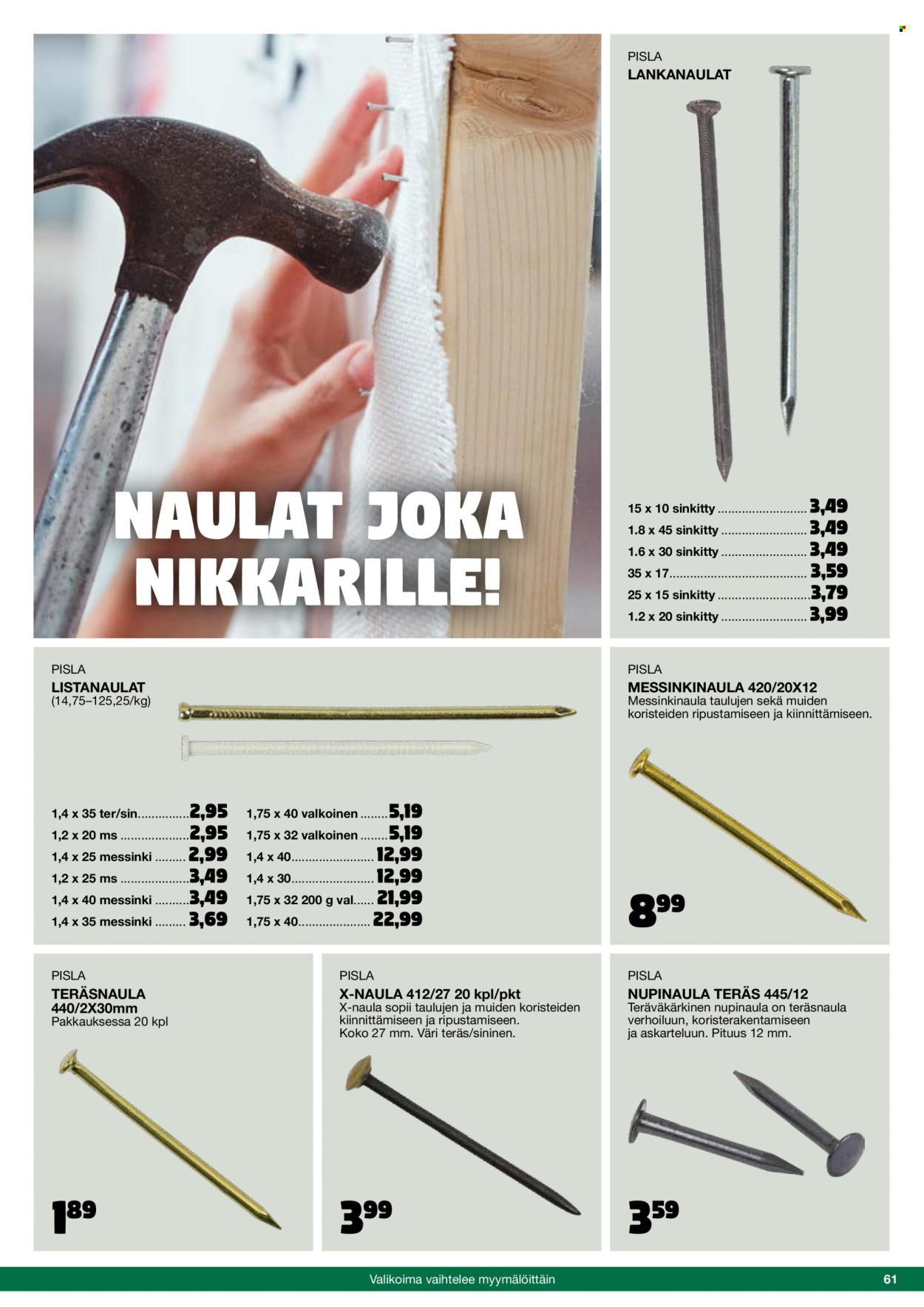 Tokmanni tarjoukset - 22.10.2025 - 01.11.2025. Sivu 61