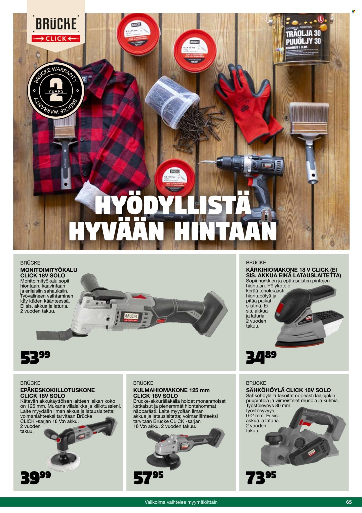 Tokmanni tarjoukset - 22.10.2025 - 01.11.2025. Sivu 65